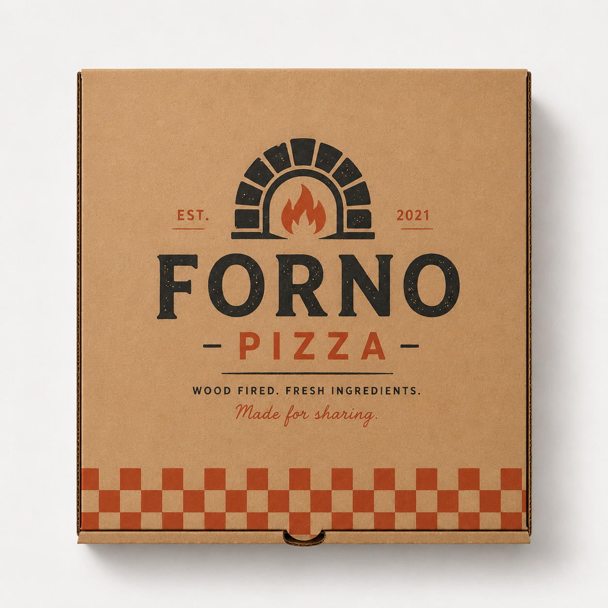 Pizza Karton Weiss