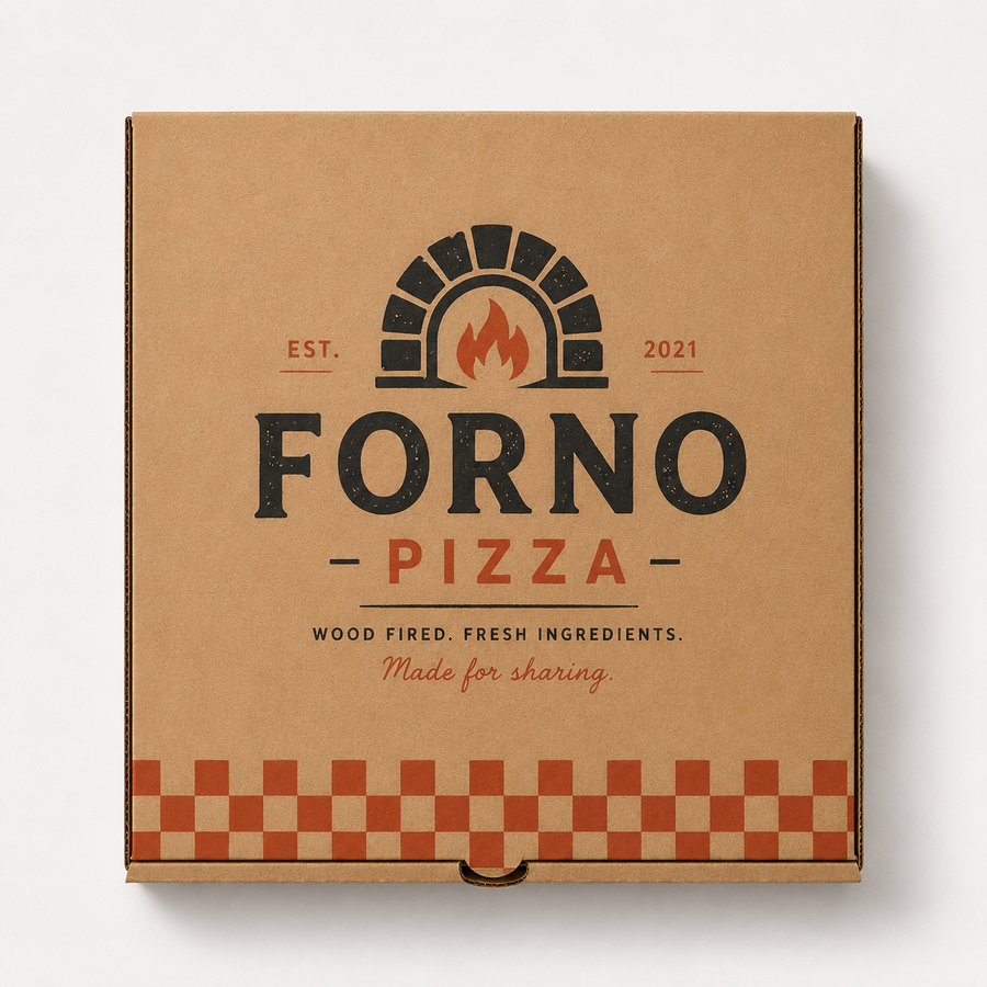 Pizza Karton Weiss
